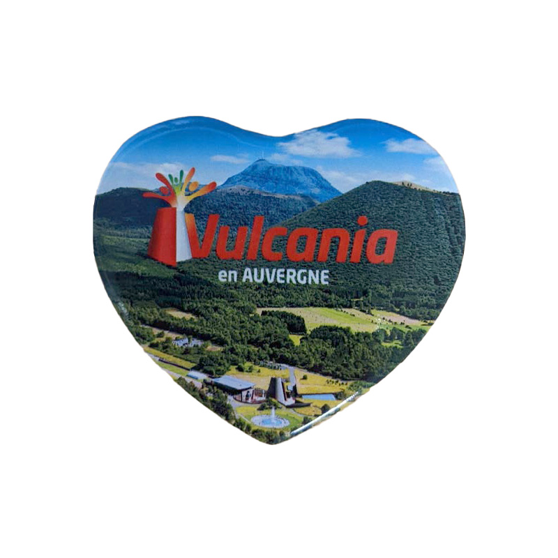 Magnet cœur Vulcania